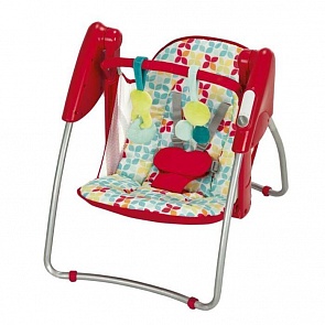 Складное кресло-качалка Happy, красное (Safety 1st, 28216430)